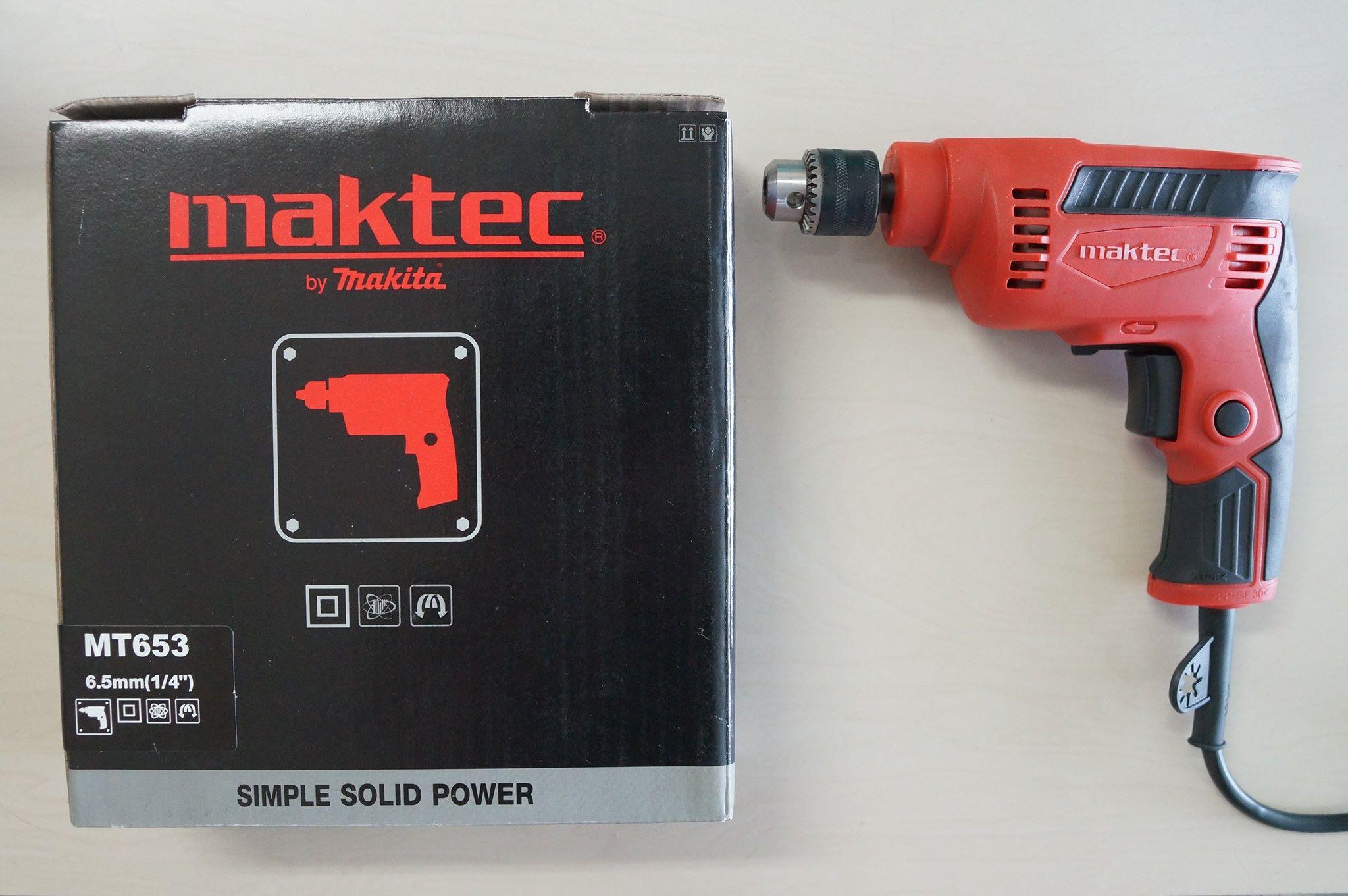 Máy khoan tốc độ maktec mt653 6.5mm