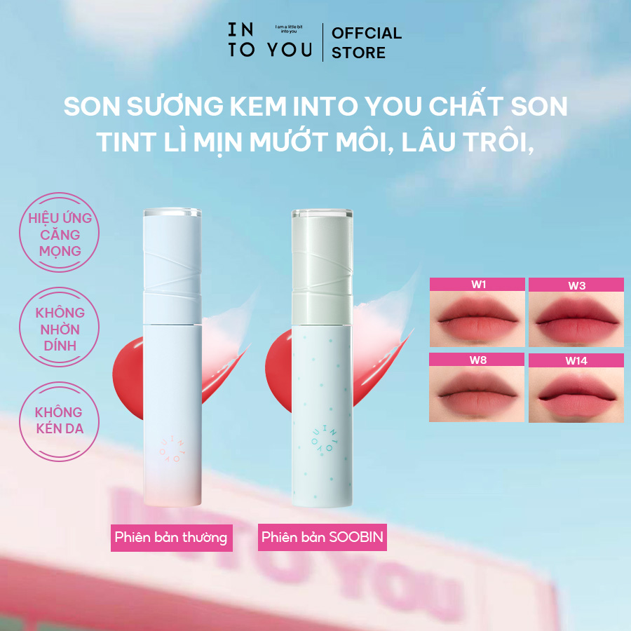 [New] Bộ Sưu Tập Cơn Sốt Mùa Hè - Son Watery INTO YOU tint lì mịn mướt môi, lâu trôi
