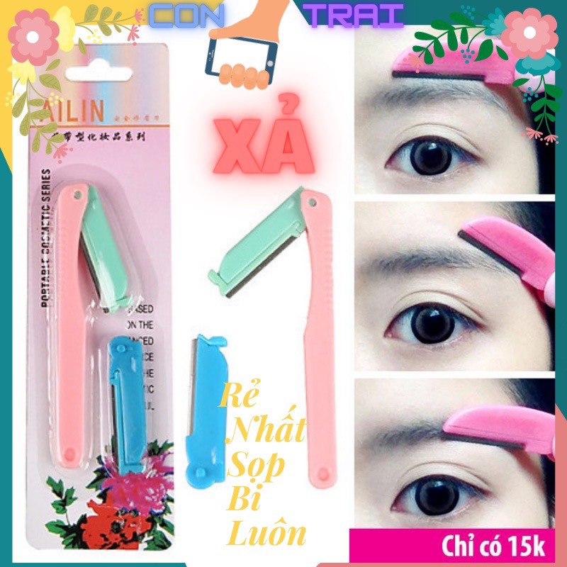 Combo Dao Cạo Lông Mày Có Lưỡi Thay Thế tiện lợi