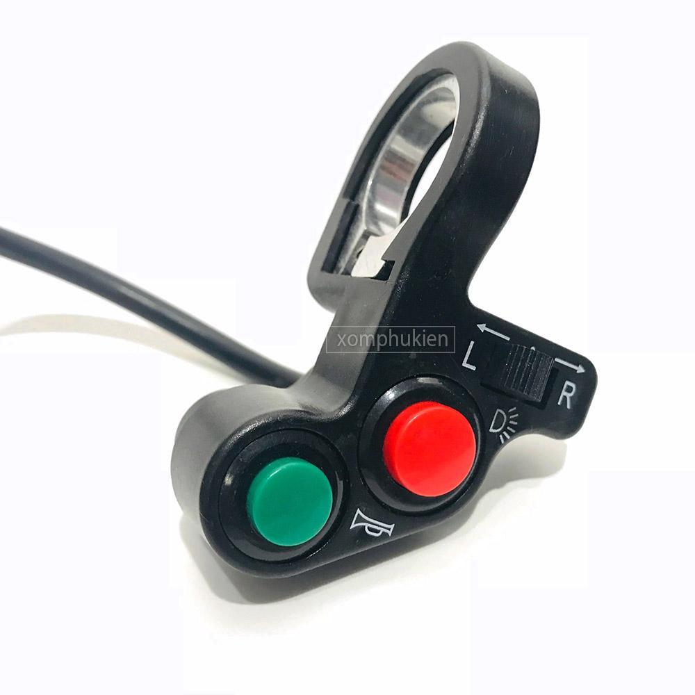 [HCM]Cùm Công Tắc 3 Nút Gắn Ghi Đông Xe Máy [ 1 Chiếc ]