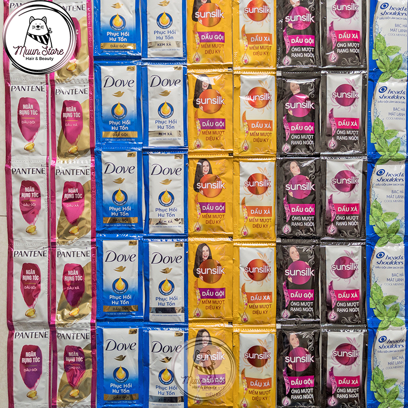 Dây Dầu Gội, Dầu Xả Dove, Pantene, Sunsilk, Head&Shoulders