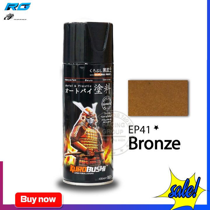 Sơn xịt samurai ep41 màu đồng lốc máy - sơn chính hãng