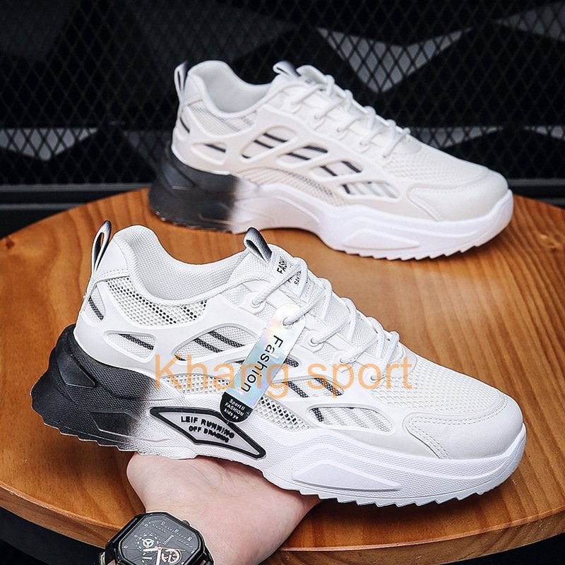 Giày nam sneaker hàn quốc Khang Sport giầy thể thao nam cổ thấp G222