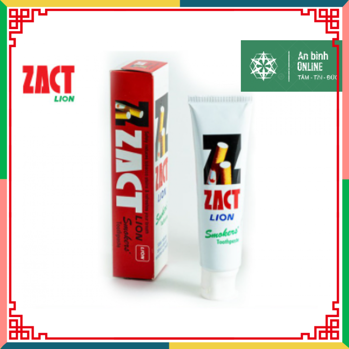 Kem đánh răng dành cho người hút thuốc Zact Lion Thái Lan 160g