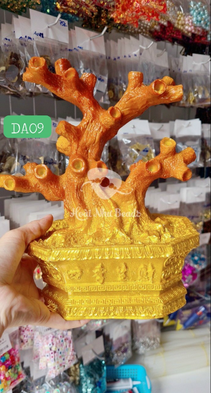 Gốc san hô làm cây kim tiền