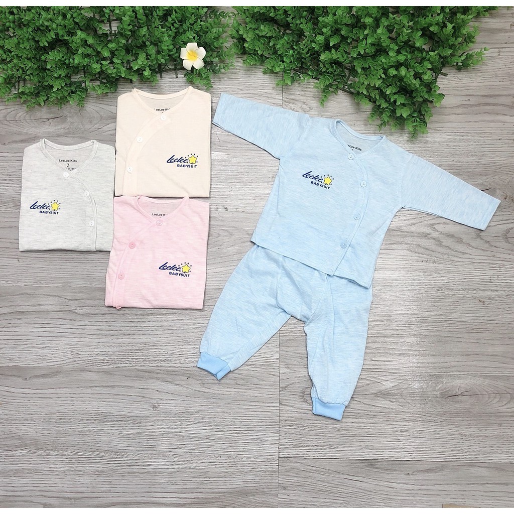 Bộ quần áo dài tay lee lee babysuit cho bé trai/bé gái