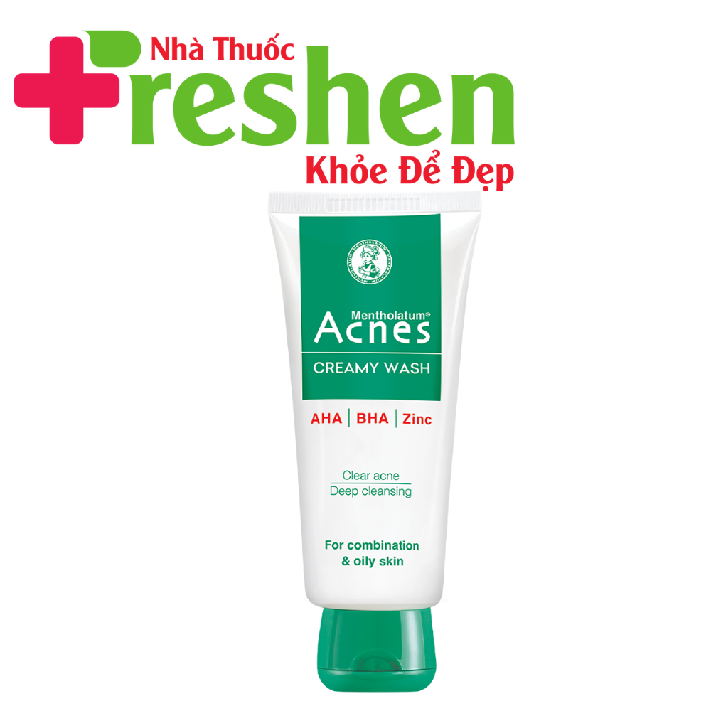 [HCM]Acnes Creamy Wash – Kem rửa mặt ngăn ngừa mụn