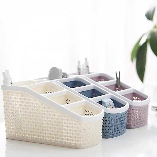 [MẪU MỚI GIÁ RẺ] - KHAY KỆ 4 NGĂN VĂN PHÒNG ĐỰNG BÚT, REMOTE, ĐIỆN THOẠI(Mã 5696) - GIÁ NHIỀU NGĂN TIỆN LỢI GIÁ RẺ - CHẤT LIỆU NHỰA PP CHẮC CHẮN SIÊU BỀN ĐẸP