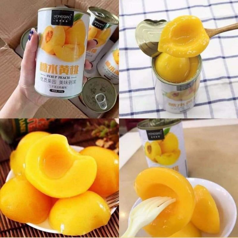 Đào ngâm HONGQIAO Loại 1 ❤️FREESHIP❤️ giòn thơm !
