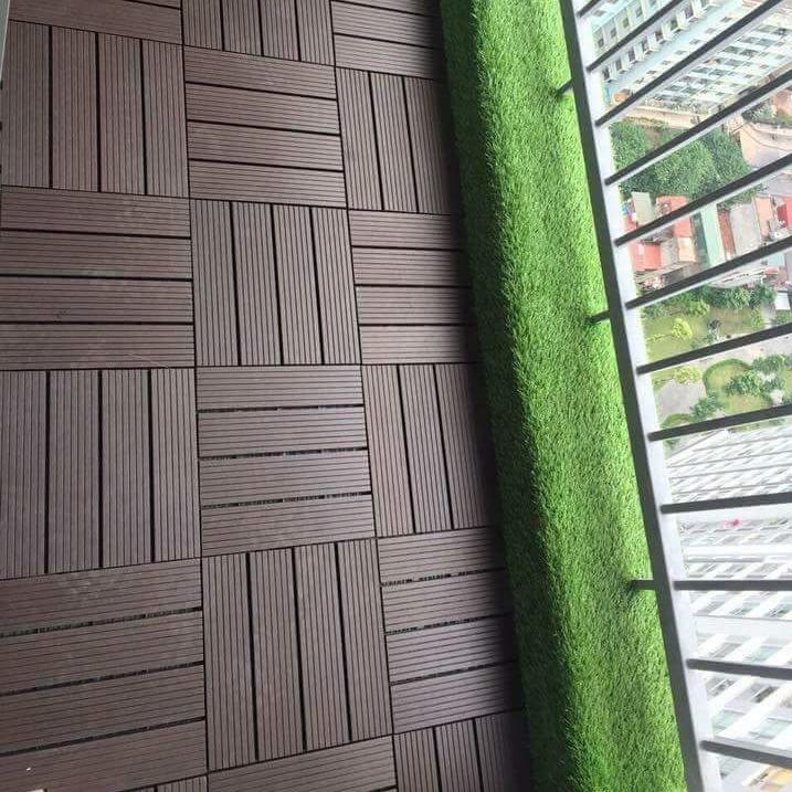Combo 5 viên sàn gỗ composite vỉ nhựa