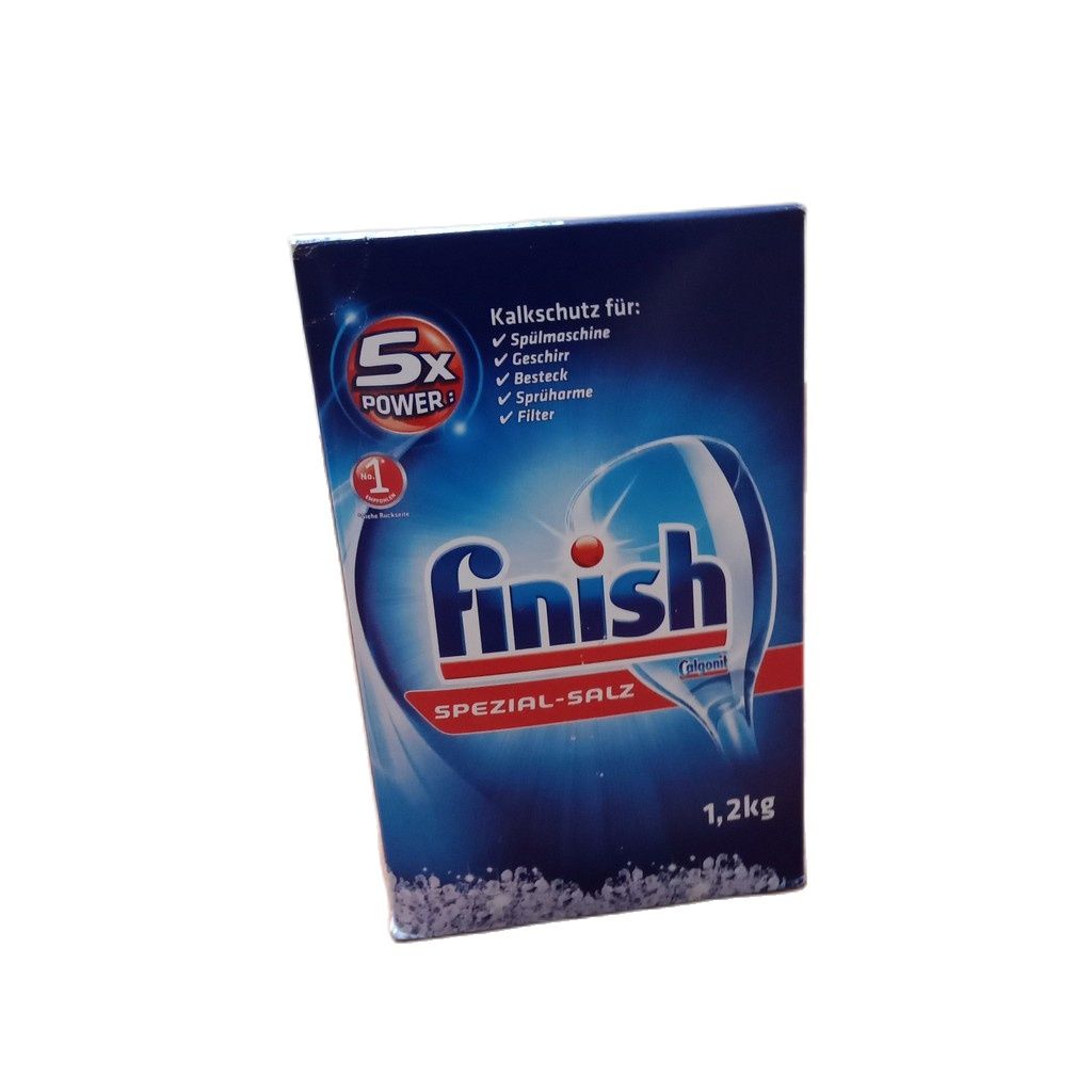 Muối rửa chén Finish hộp 3,6 kg dùng cho máy rửa bát