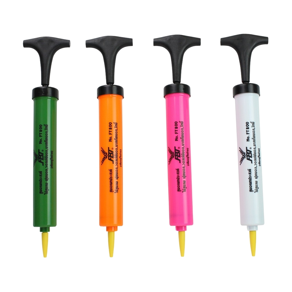 Bơm bóng thể thao mini cầm tay thương hiệu Thái Lan FBTSports 42-304, Bơm dài 12", nhiều màu