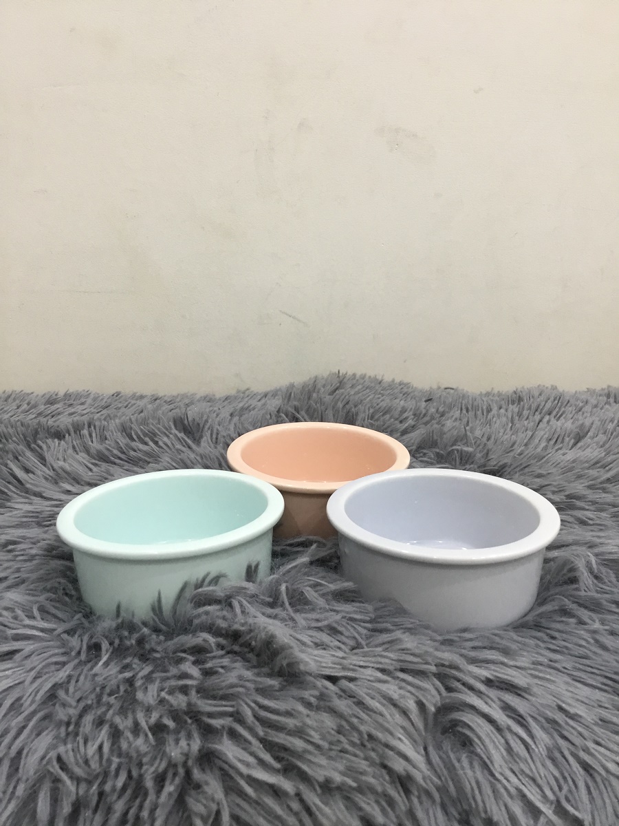 Khay sứ tròn 9 cm - gốm sứ việt