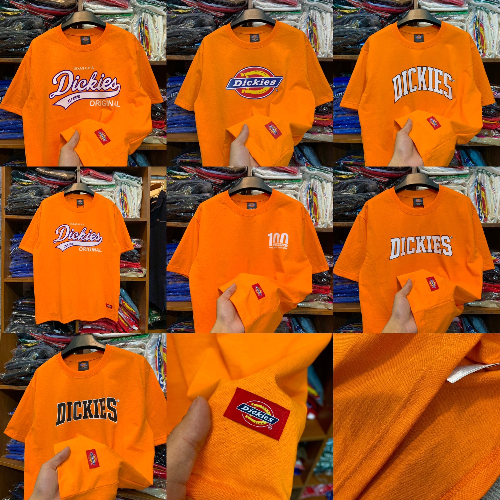 Tshirt Dickies - áo thun nam nữ màu cam