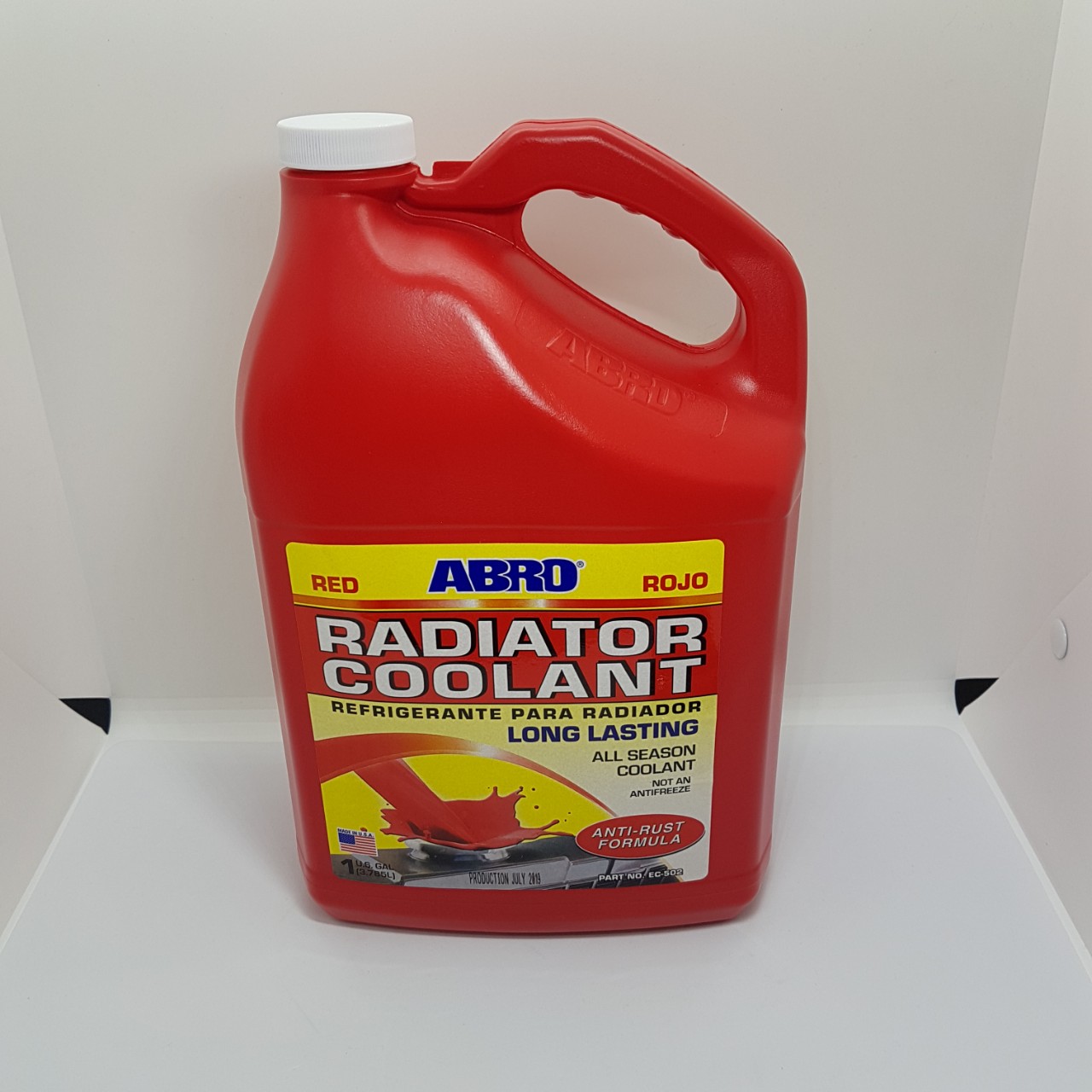 Nước Làm Mát Động Cơ Ô Tô ABRO RADIATOR COOLANT Đỏ 3.78 lít - ENGINE COOLANT ABRO