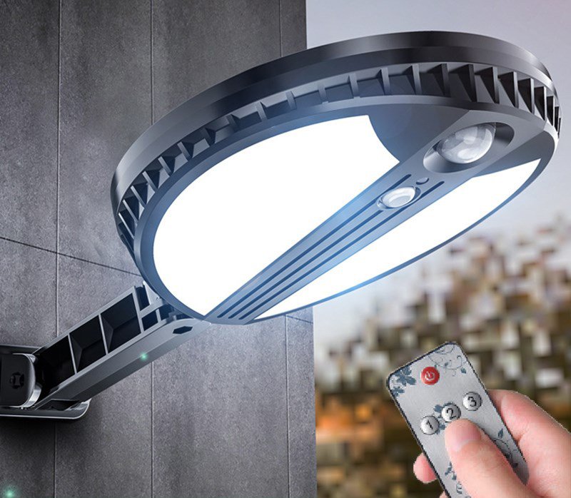 Đèn Đường Năng Lượng Mặt Trời, đèn SOLAR chiếu đường có điều khiển, đèn cảm biến, 120cod siêu sáng, có điều khiển từ xa, đèn 120 LED,đèn led, đèn led tích điện, đèn cảm ứng năng lượng mặt trời, 120LED