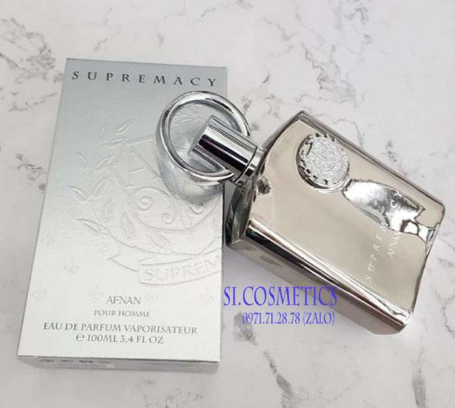 Nước hoa nam Afnan Supremacy Silver EDP 100ml