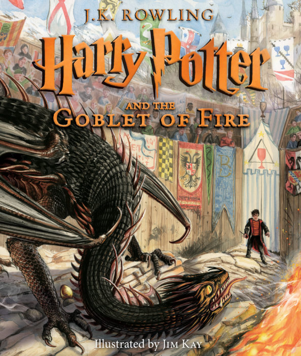 BOOKMEDI - Harry Potter and the Goblet of Fire: The Illustrated Edition (Harry Potter, Book 4) (Illustrated edition) Hardcover