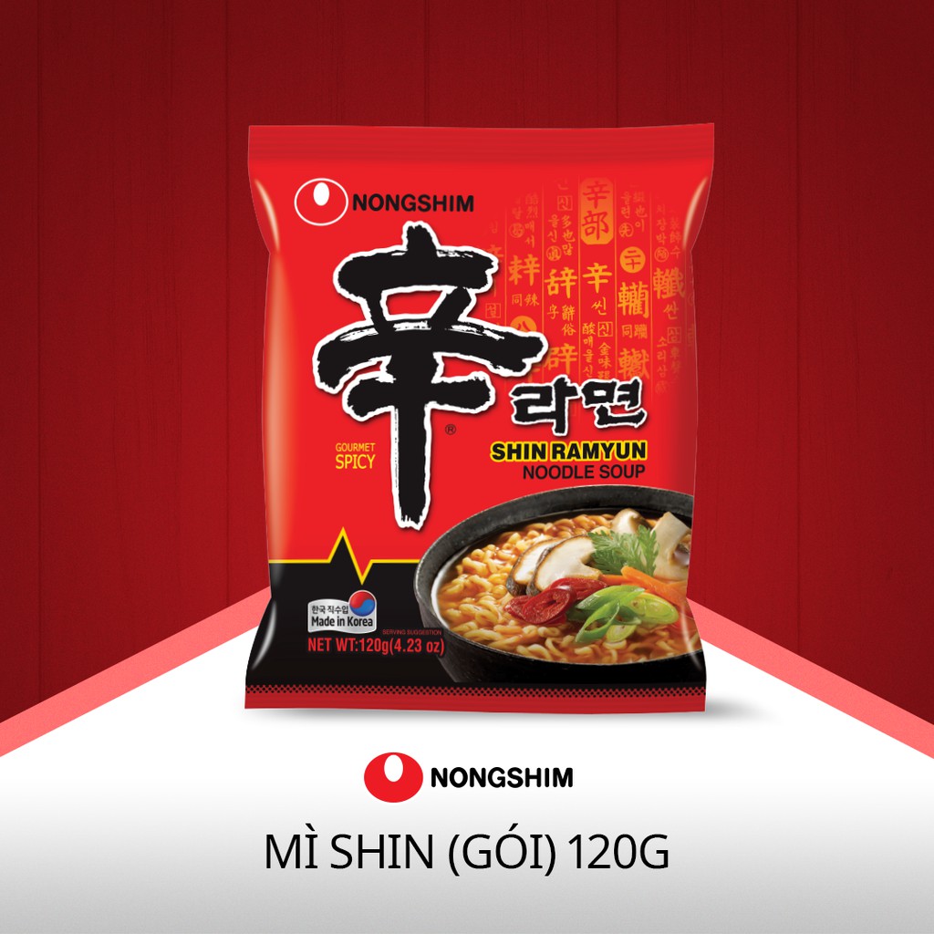 Combo mì cay shin ramyun hàn quốc - nongshim