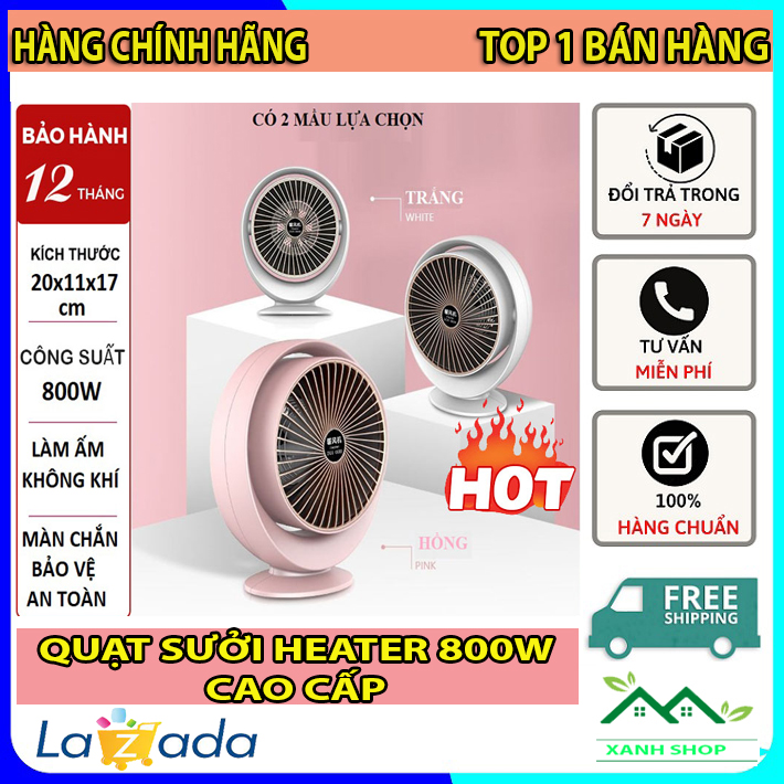 Quạt Sưởi, Máy sưởi ấm mùa đông Heater Fan công xuất 500w,800w cao cấp, Quạt sưởi điện, Đèn sưởi phòng ngủ, Quạt sưởi ấm, quạt sưởi mini, Máy sưởi mini giá rẻ tiện dụng hơn túi sưởi ấm