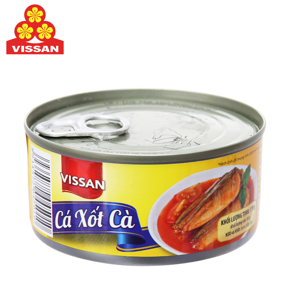 Cá xốt cà mackerel in tomato sauce vissan 170 gram