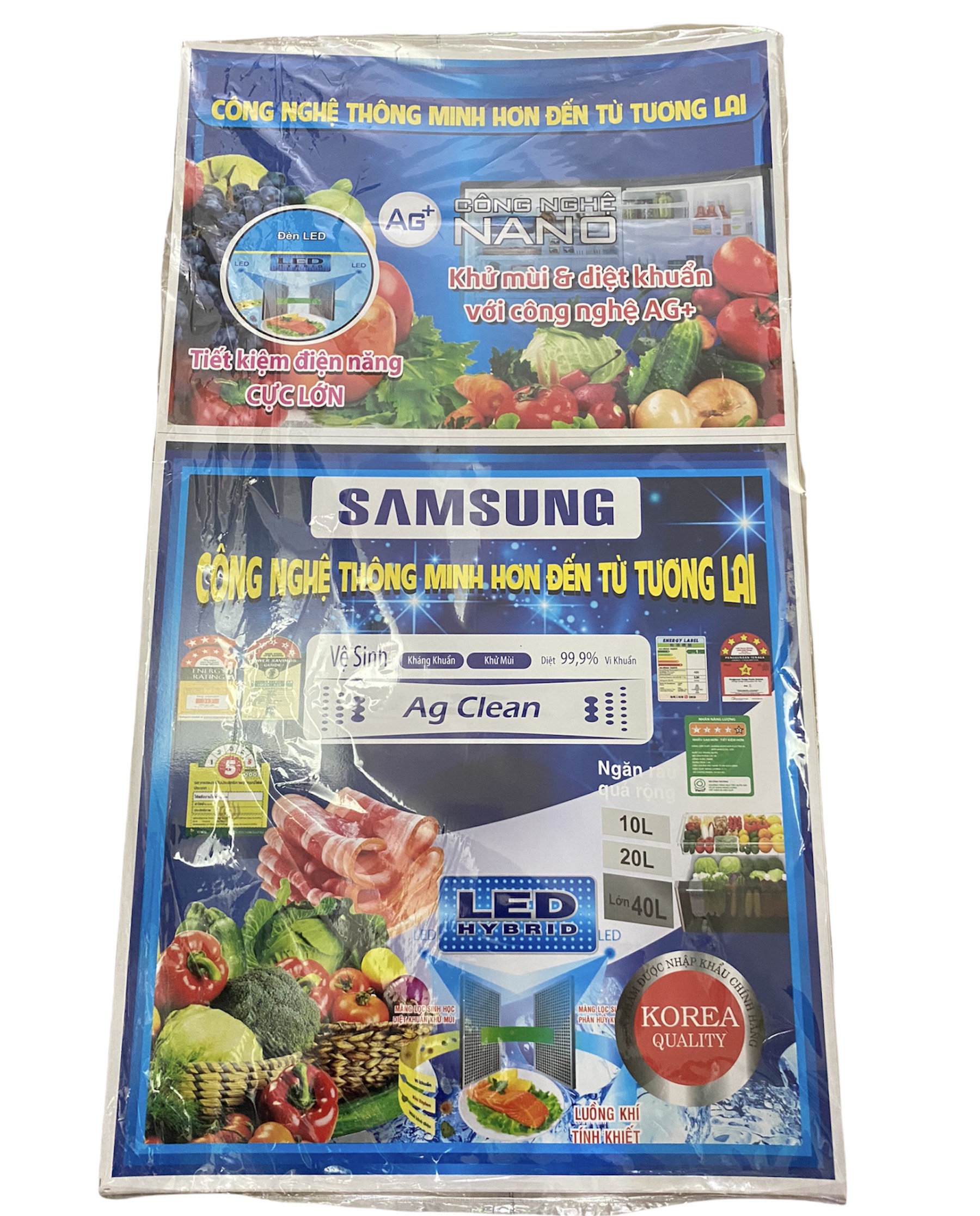 Tem dán tủ lạnh Samsung chất lượng nhiều mẫu