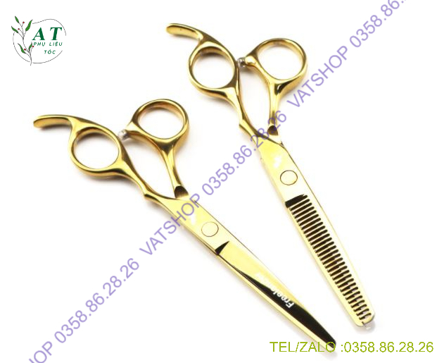 Bộ Kéo Cắt Tóc thương hiệu Nhật  5.5 VAT001 sắc bén