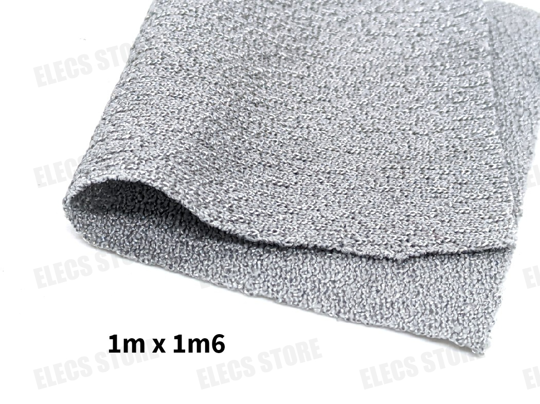 Vải Bọc Loa, Lưới Che Bụi, Ecang Mỏng, Màu Xám (1m x 1.6m)