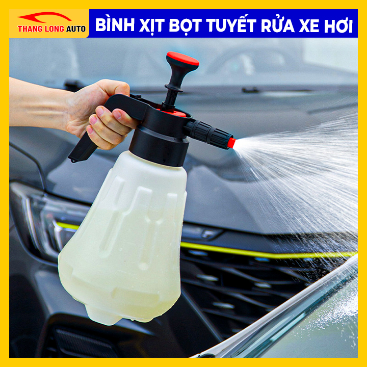 Bình xịt bọt tuyết, bình bọt tuyết rửa xe tiện lợi dung tích 2L - Bình tạo bọt tuyết rửa xe, bình xịt tạo bọt rửa xe đa năng tưới cây, khử khuẩn
