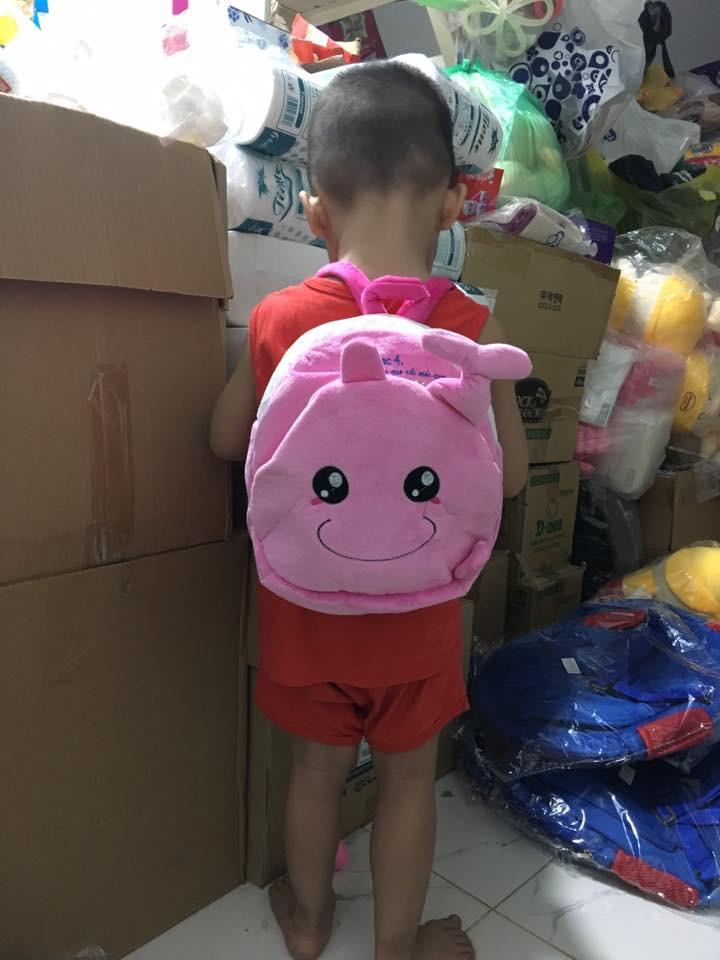 Balo gấu Similac màu hồng