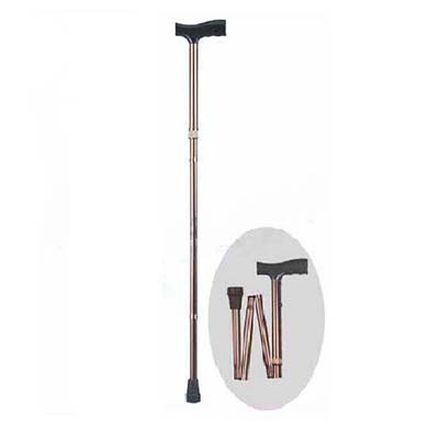 Folding 1 foot stick, batoong stick, stacking stick for adults, disabled.