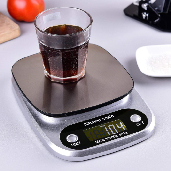 Cân tiểu ly điện tử nhà bếp mini kitchen scale 0,1gr - 3kg/5kg/10kg màn hình led cảm ứng ,tích hợp trừ bì thông minh, độ chính xác cao chuẩn công nghệ châu âu