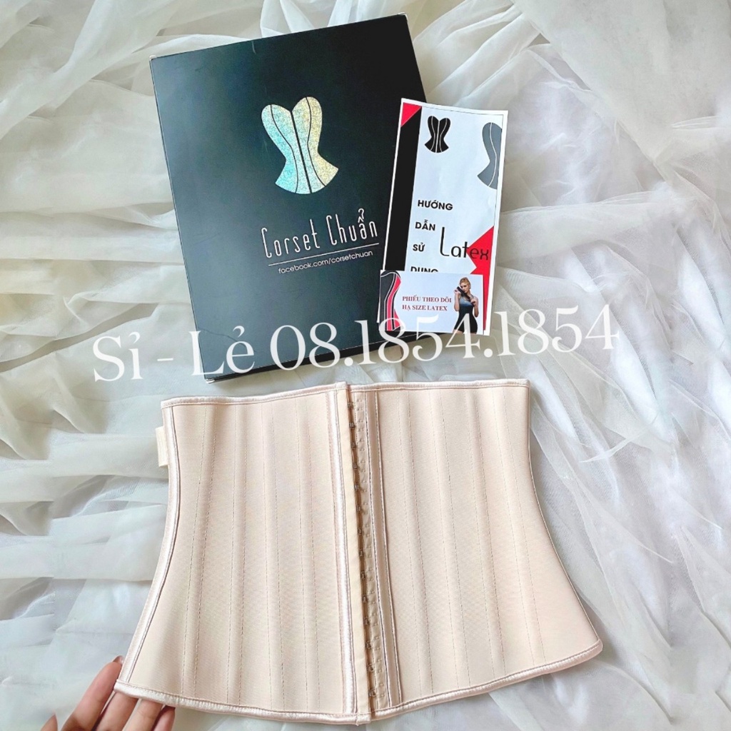 Đai nịt bụng 25 xương cao cấp - Gen nịt bụng eo thon giảm mỡ - Nịt bụng Latex cao cấp