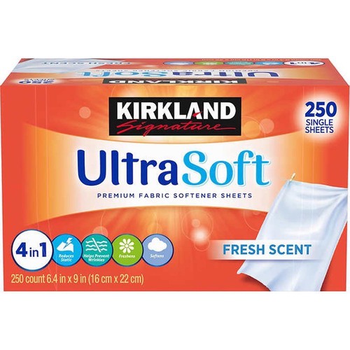 Giấy Thơm Kirkland Fabric Softener 250 tờ Hàng Mỹ