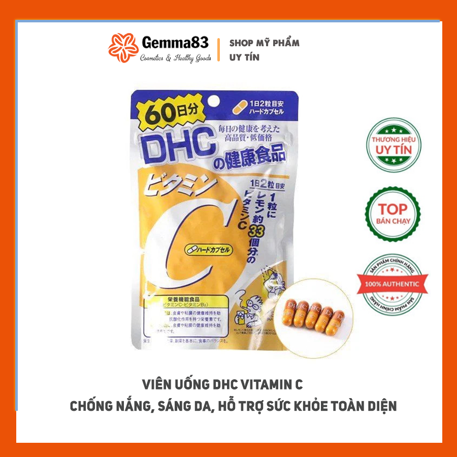 Viên uống bổ sung Vitamin C DHC 20 ngày & 60 ngày (40 viên - 120 viên)
