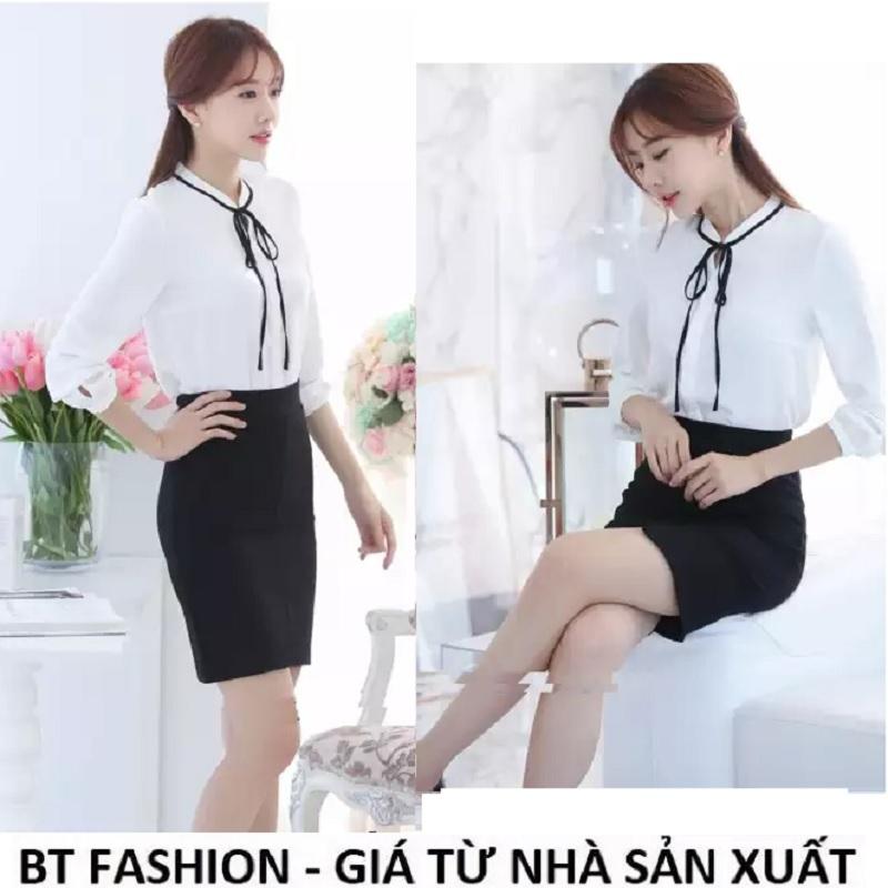 Chân Váy Ôm Công Sở Thun Coton 4 Chiều  Cao Cấp - BT Fashion (VCS3- DÀI)