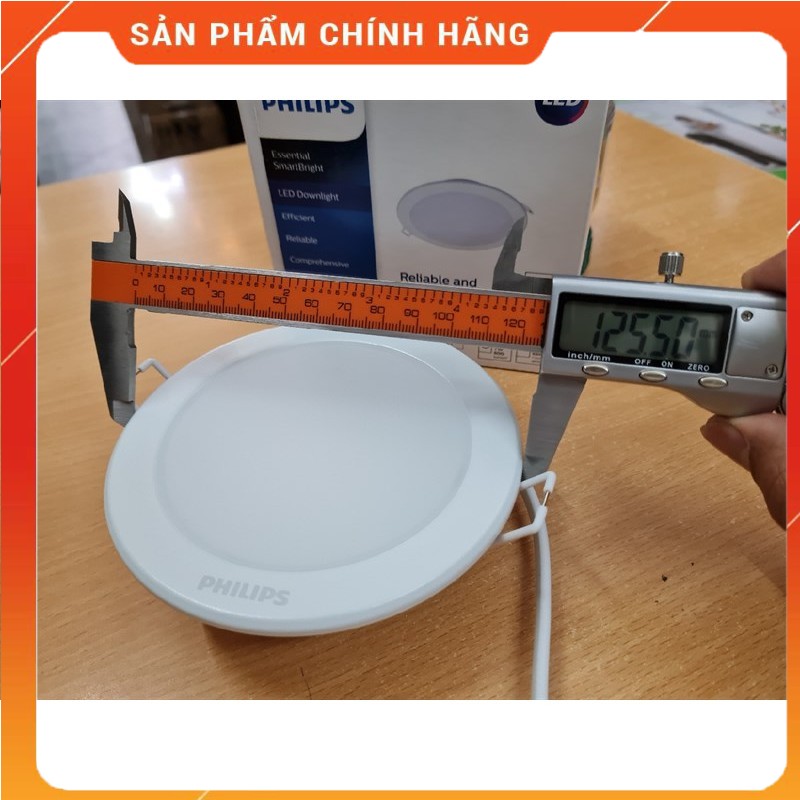 Đèn âm trần dn027 philips 7w a/s trung tính chính hãng philips d100
