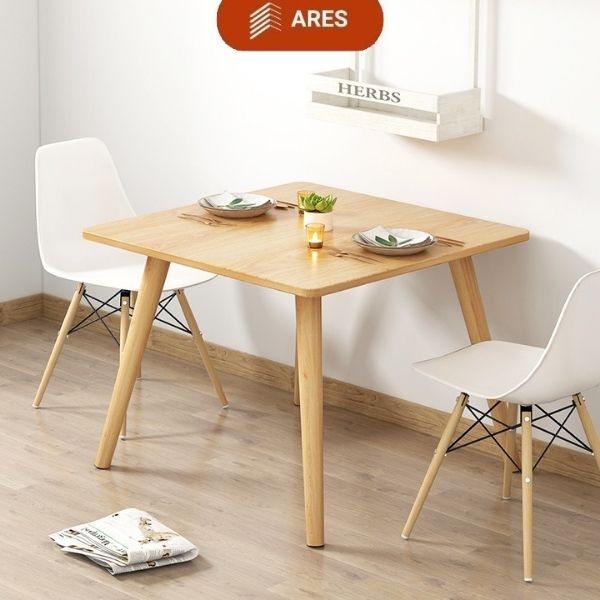 Bàn ăn vuông cho gia đình 4 người nhỏ gọn - gp192