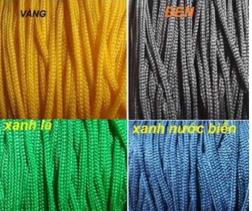 20-50-100met dây dù mềm 3mm