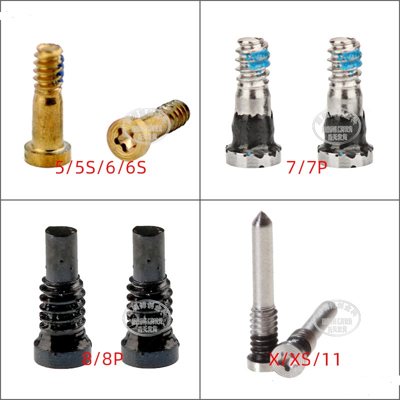 Ốc đít, ốc đuôi iphones 4/4s/5/5s/5se/5c/6/6p/6s/6sp/7/7p/8/8p/x/xr/xs/xsm/11/12/13