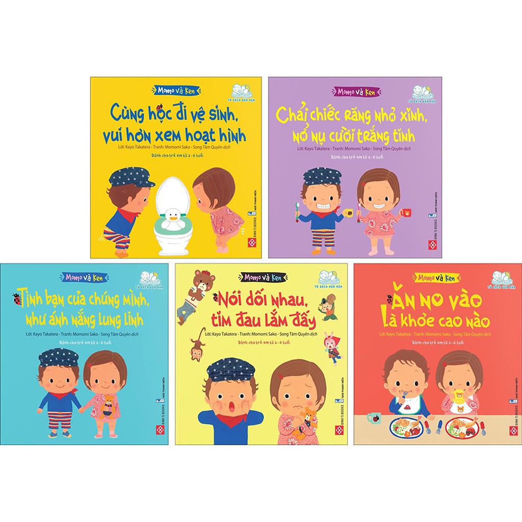 Sách - Combo Momo Và Ken (5 Tập)