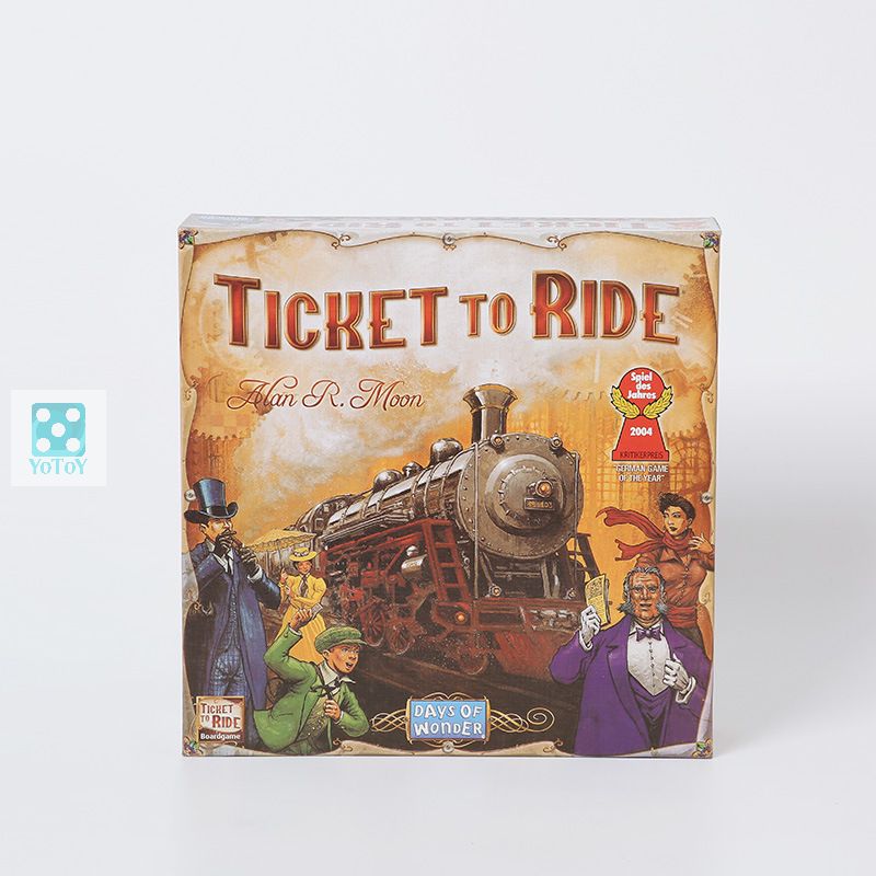 Ticket to ride: North America boardgame – Ticket to ride phiên bản Bắc Mỹ trò chơi thẻ bài chiến thuật hấp dẫn