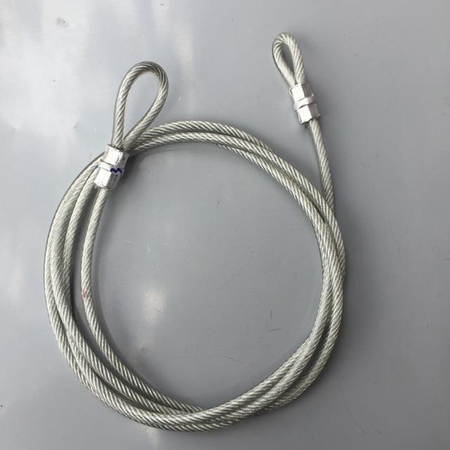 Dây cáp khoá xe máy bọc nhựa , cáp khóa xe 1m/2m/3m/4m/5m/6m/7m/8m/9m/10m 10 ly cực kỳ chắn chắn - huy tưởng