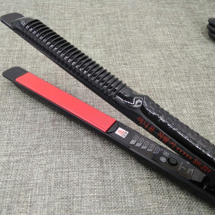 Máy kẹp duỗi tóc, ép tóc, kéo tóc chỉnh nhiệt Hàn Quốc 201