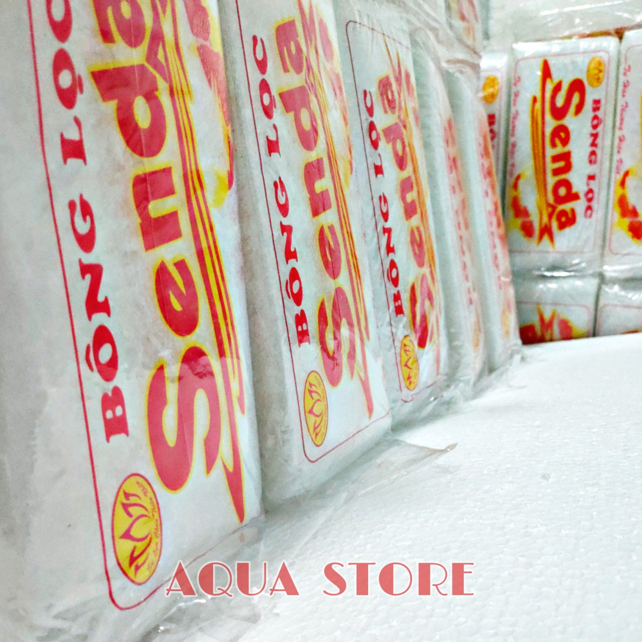 Bông lọc Gòn lọc nước hồ cá, bể cá Senda - Giá tại xưởng