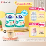 [CHỈ 15-17.11 QT Đơn 599K/999K] [Tặng Nồi lẩu điện] Bộ 2 lon Sữa bột Nestlé NAN OPTIPRO PLUS 4 1500g/lon với 5HMO Giúp tiêu hóa tốt cho bé từ 2 - 6 tuổi Sữa công thức dinh dưỡng cho trẻ giúp hỗ trợ tiêu hóa, đề kháng, trí não và phát triển toàn