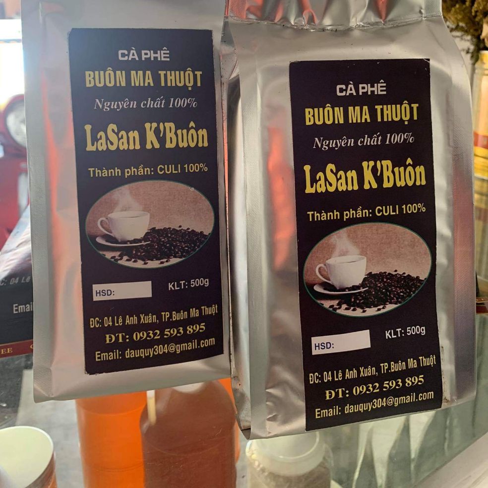 Cafe buôn ma thuột culi 100% - gói 500g