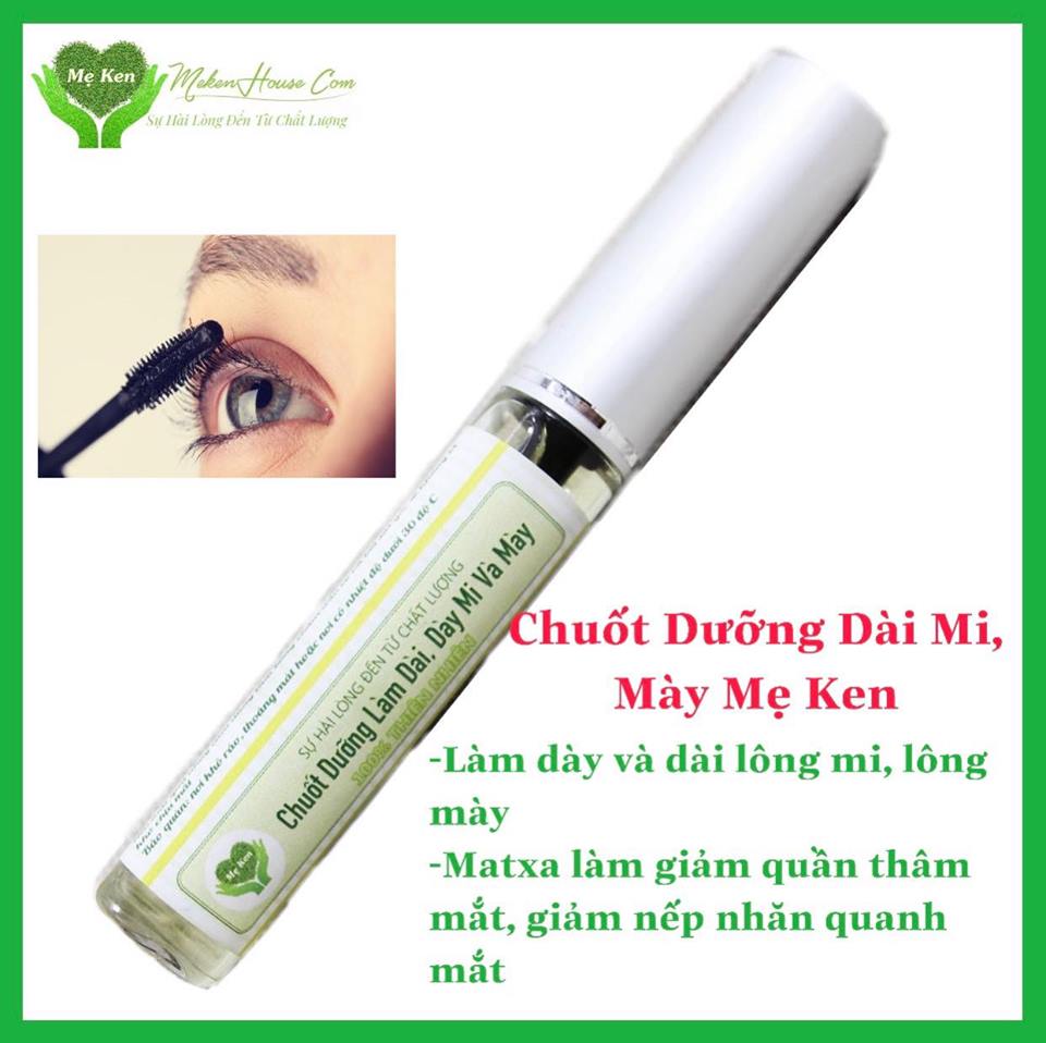 [FREESHIP MAX]Chuốt mi Mẹ Ken Kích Thích Mọc Lông Mi, Lông Mày, Dưỡng Dài Mi, Dày Mi, Dày Chân Mày, Giúp Làn Mi Chắc Khỏe, Dưỡng Da Vùng Mắt, Chống Nhăn, Chống Thâm Vùng Mắt