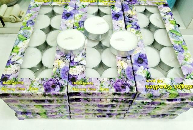 NẾN ĐỐT ĐÈN TINH DẦU TEALIGHT KHÔNG MÙI, KHÔNG KHÓI LOẠI 1 - 10 viên cháy đủ 4H