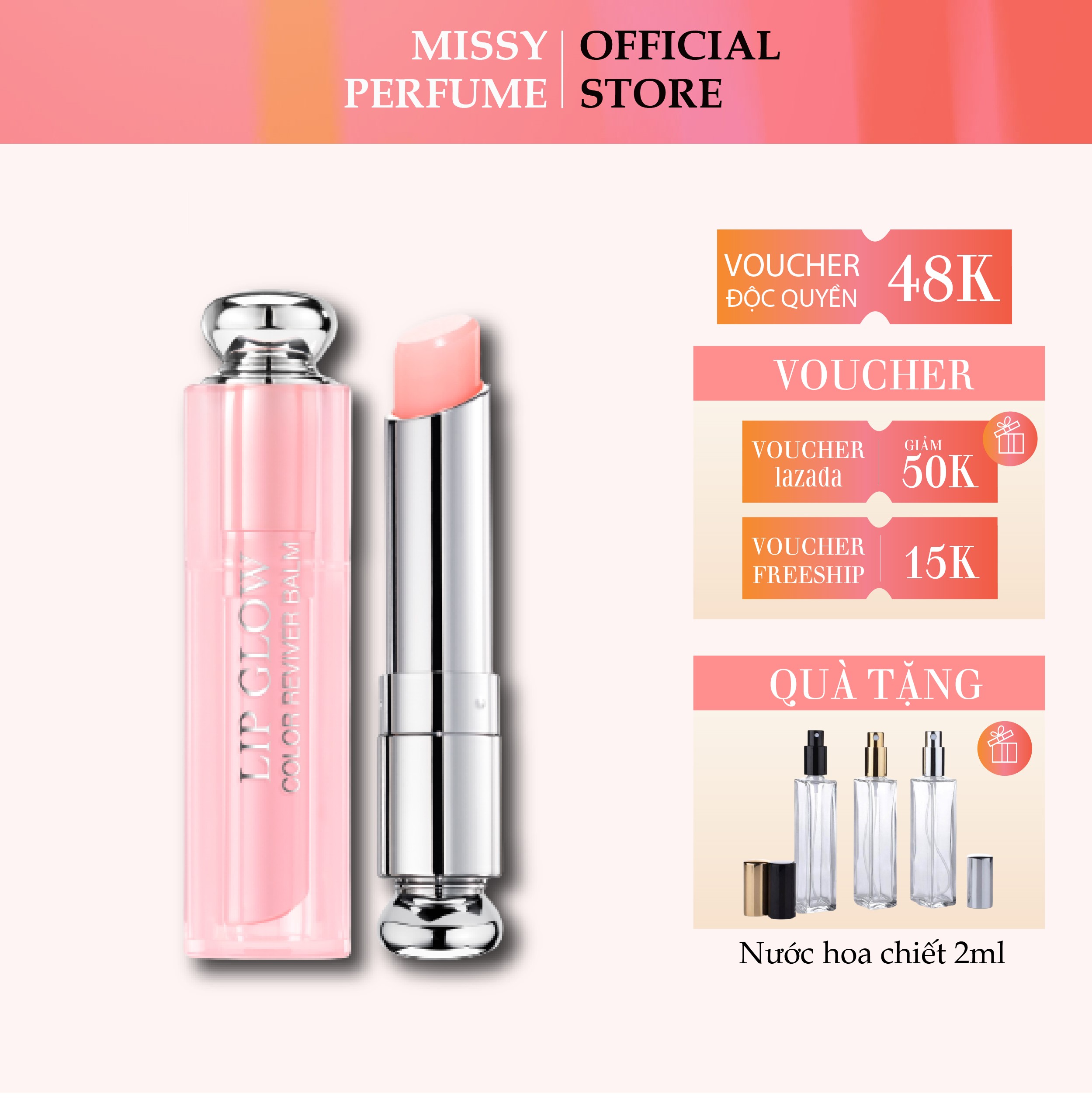 Son dưỡng môi Dior addict lip glow Son dưỡng Dior chính hãng,cho đôi môi nàng mền mượt
